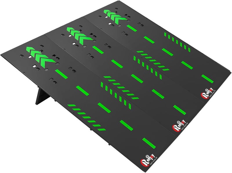 RCenjoy RC Car Jump Ramp Takeoff Board RC Ramp for Jumping Stunt Playset for 1/12 1/14 1/16 1/18 1/24 Remote Control Car (Black) - Image 1